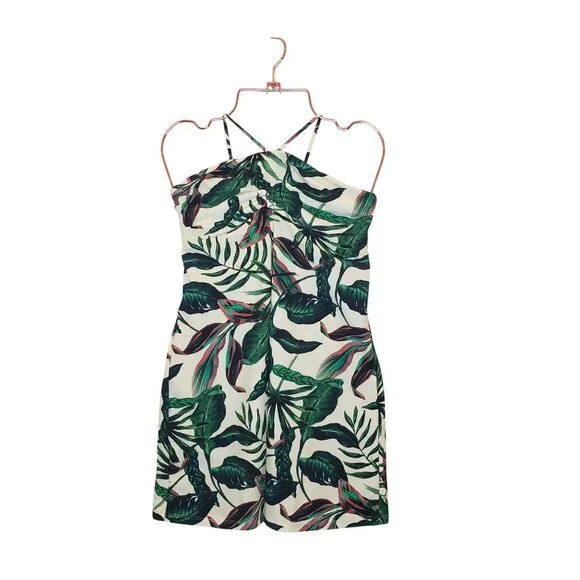 Andie Swim The Waikiki Dress Ivory Palm Tropical Print Summer Dress - Pick Size - Picture 12 of 16